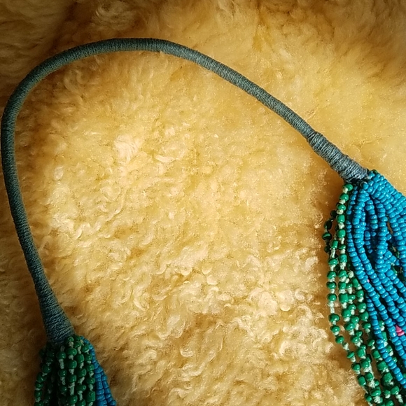 Anthropologie necklace, turquoise - Picture 3 of 3